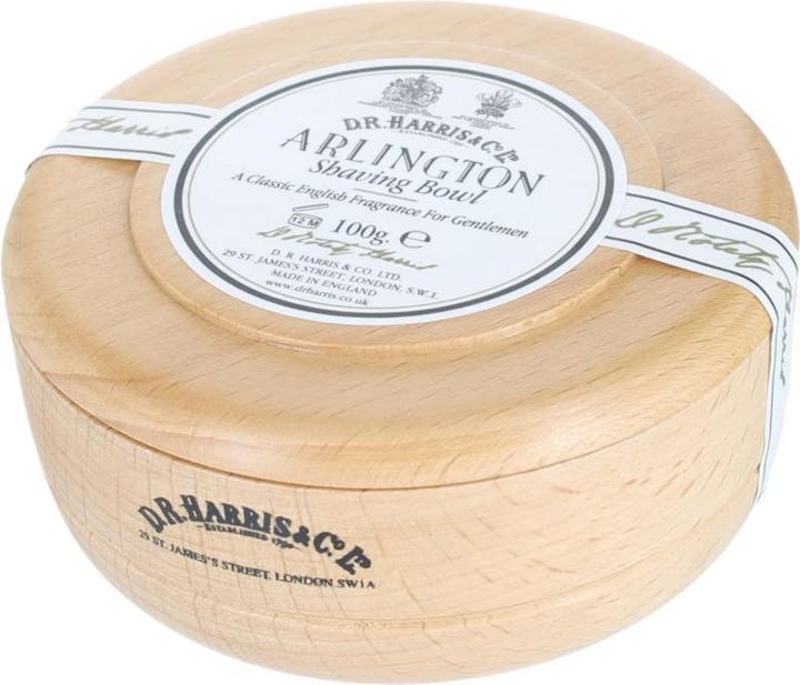 Actual product image D.R. Harris Arlington Shaving Soap in Wooden Bowl (100 ml, Shaving soap)