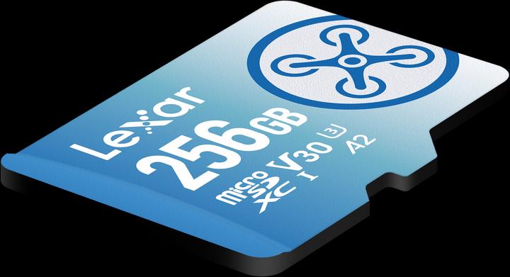 Actual product image Lexar High Performance MicroSD FLY (256 GB, microSDXC, U3, UHS-I)