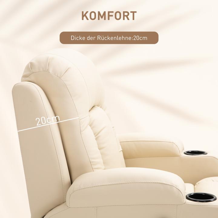 Actual product image Homcom Massage chair with rocking function and heat function