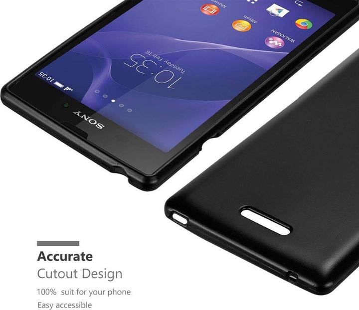 Image du produit Cadorabo Couverture métallique mate TPU (Sony Xperia T2 Ultra)