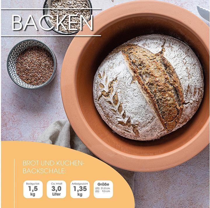 Produktbild Römertopf Brotbackschale (31 cm)