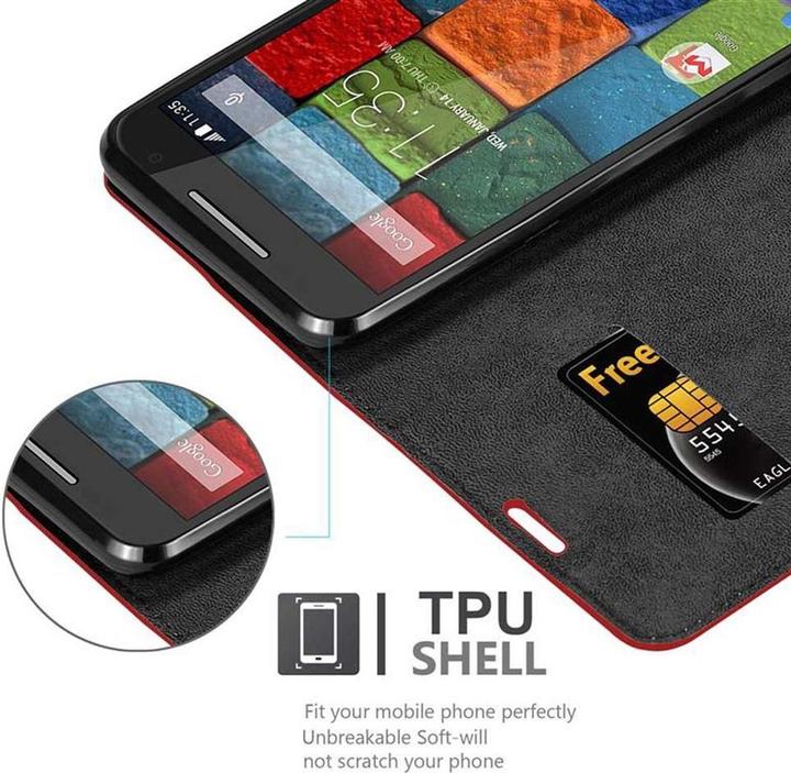 Produktbild Cadorabo Book Invisible Magnet Cover (Motorola Moto X2)