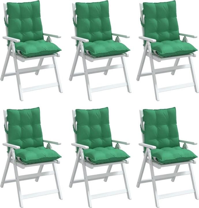 Produktbild VidaXL Niedriglehner-Auflagen 6 Stk. Oxford-Gewebe (100 x 50 x 7 cm)