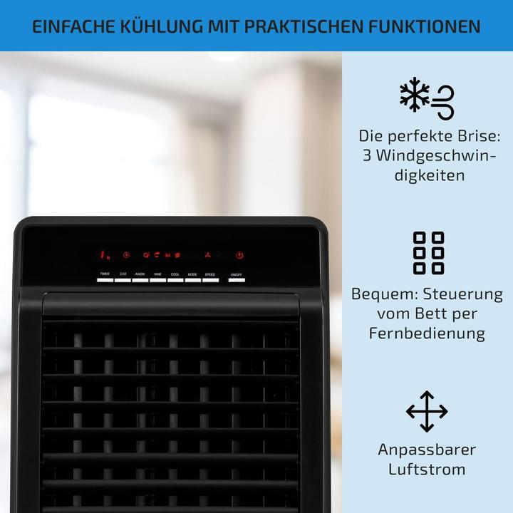 Immagine prodotto OneConcept Raffreddatore d'aria 4-in-1, nero (64 dB)