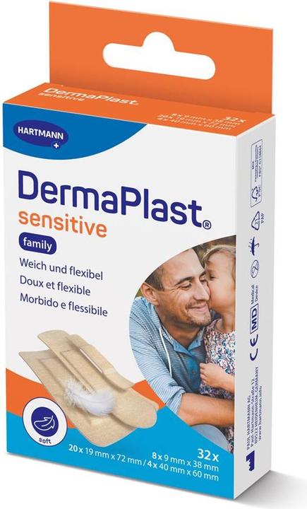 DermaPlast Sensitive hautfarbig (32 x)