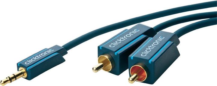 Actual product image Goobay Clicktronic MP3 adapter cable (5 m, 3.5mm jack (AUX), Cinch)