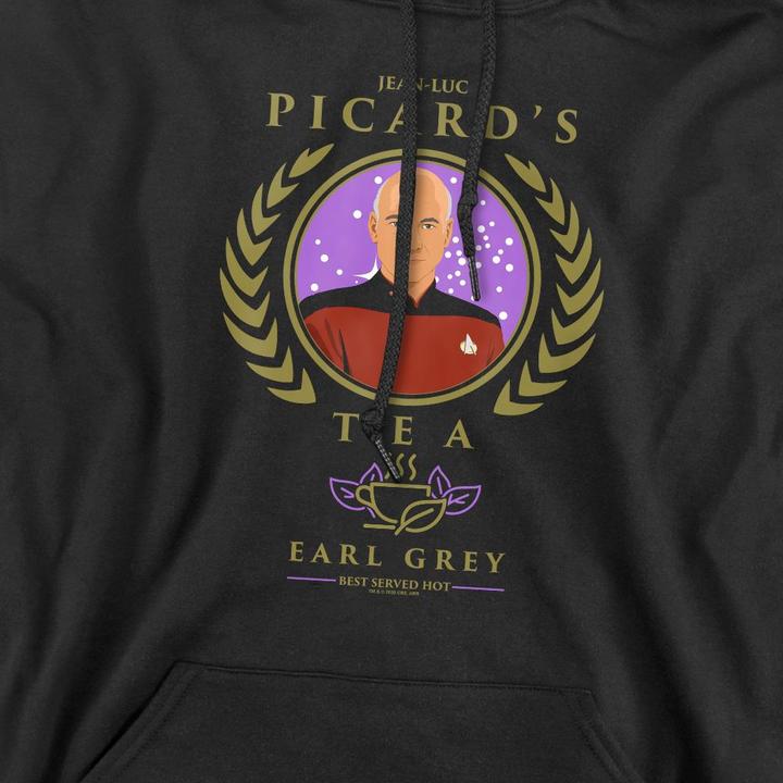 Actual product image Mens Tea. Earl Grey. Hot Hoodie (S)