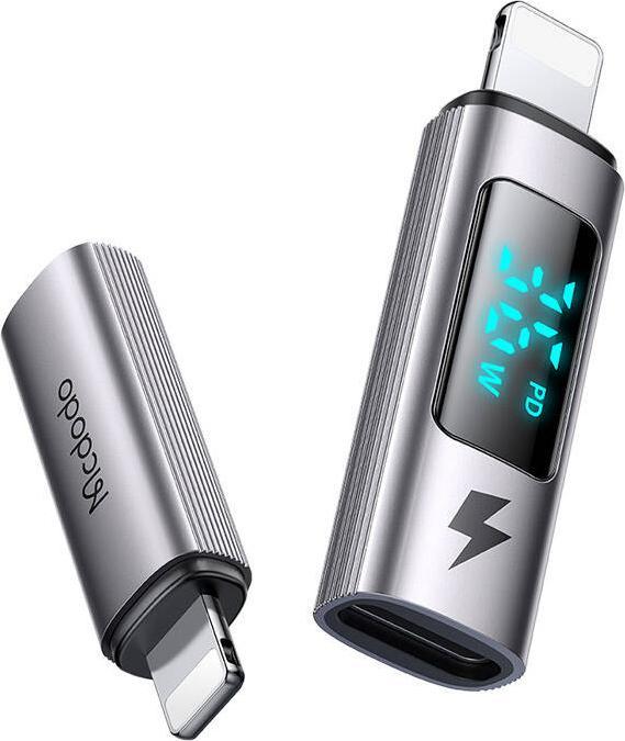 Actual product image Mcdodo USB-C to Lightning adapter, OT-6100, 36W (black) (USB Type C, Lightning)