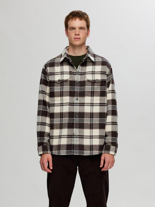 Actual product image Selected Homme Plaid overshirt (S)