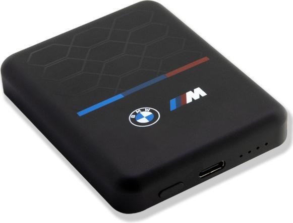 Actual product image BMW Powerbank indukcyjny BMPBMS3K22PGVK 5W 3000mAh + cable czarny/black M Collection MagSafe (3000 mAh, 5 W, 11000 Wh)