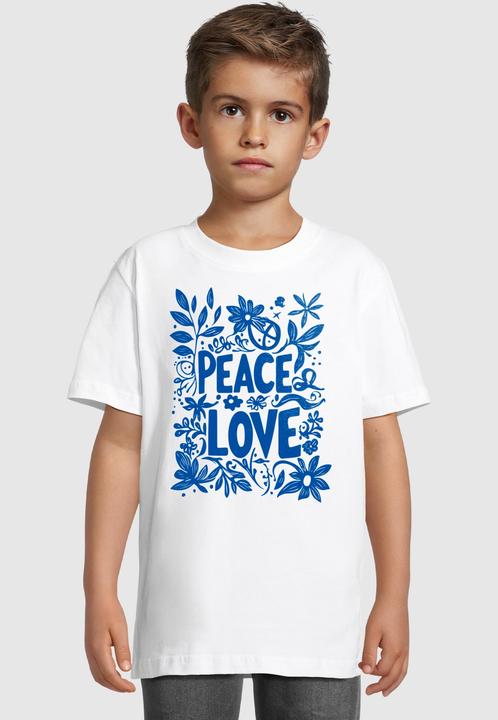 Image du produit Merchcode Kids Peace Love - Basic Tee - 184785 (134)