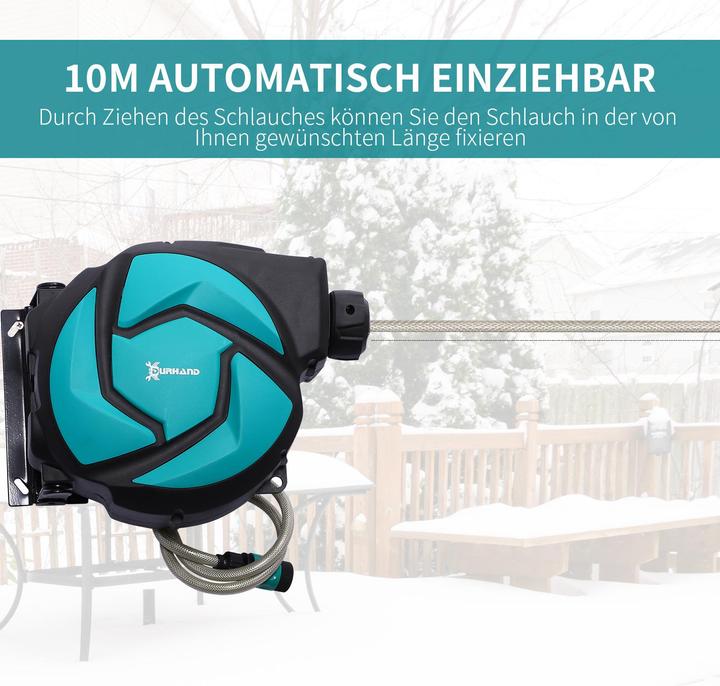Produktbild Durhand Schlauchtrommel mit Multibrause (10 m)
