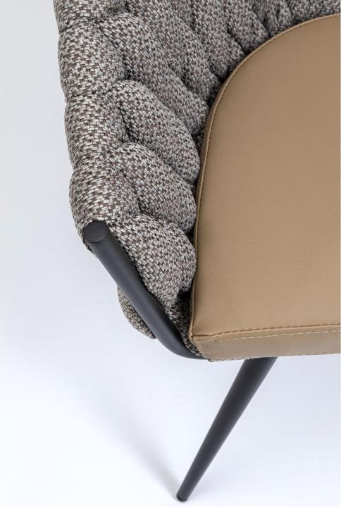 Actual product image Kare Design Armlehnstuhl Knot Tweed