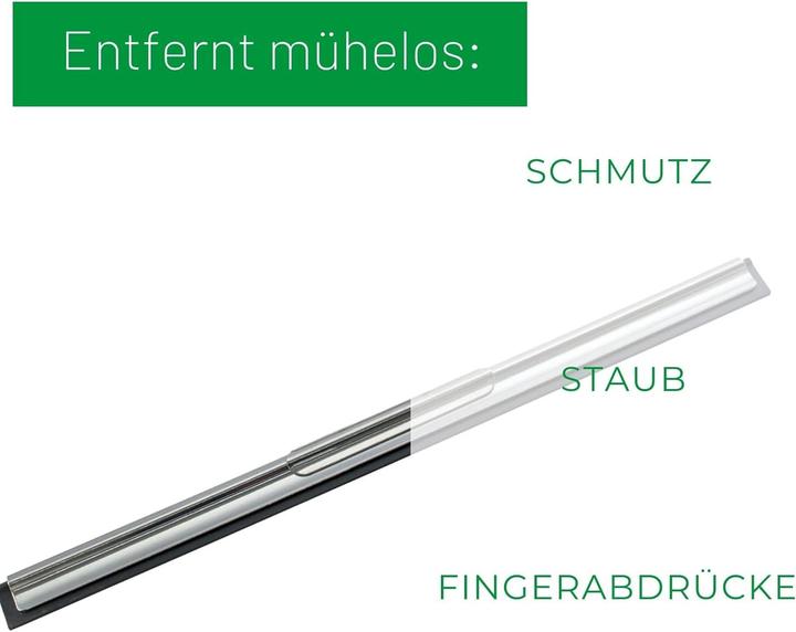 Produktbild Novaliv Ersatz Wischergummi 25 cm Fensterabzieher Gummilippe Abzieher Abzuggummi für Fensterwischer (1 Stk.)