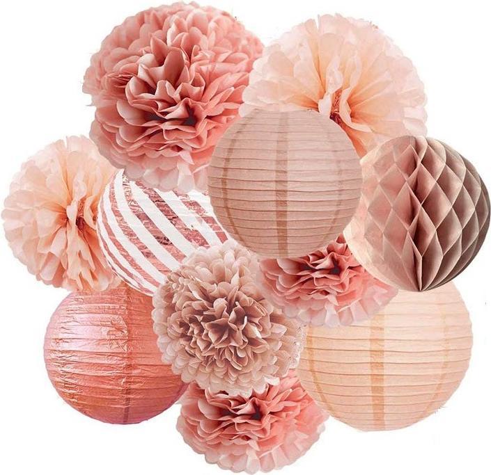 I Am Creative Papier Lampion Pompon's Deko Party