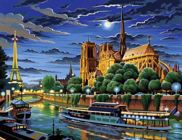 Produktbild Mammut Malen nach Zahlen "Paris", 38,2 x 29,2 cm