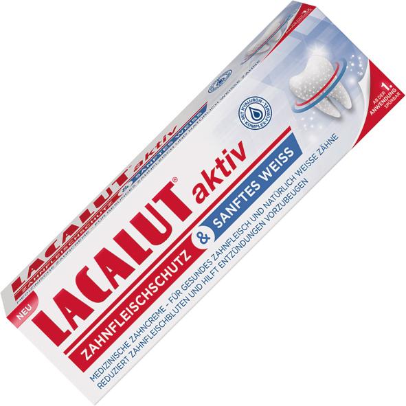 Actual product image Dr. Theiss LACALUT active medicinal toothpaste, 75 ml Toothpaste (75 ml)