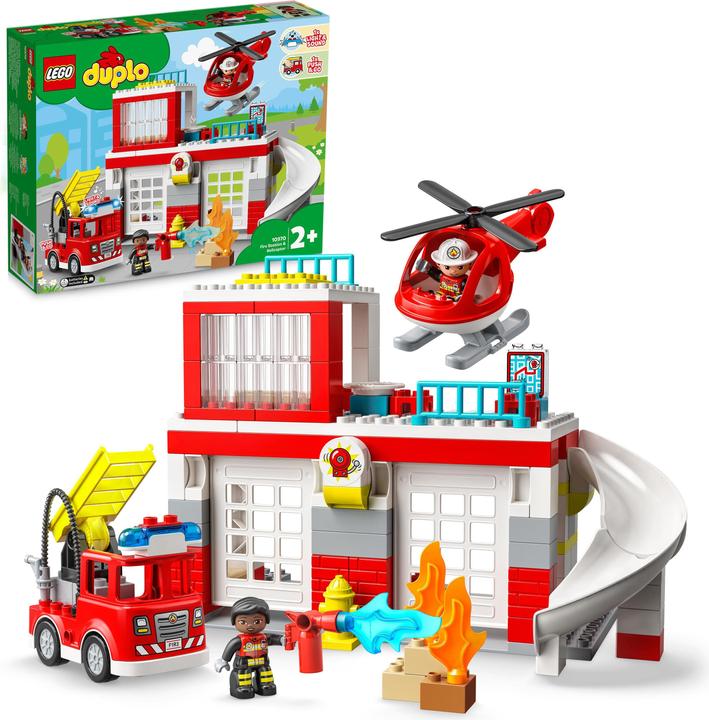 Immagine prodotto LEGO Stazione dei pompieri con elicottero (10970)