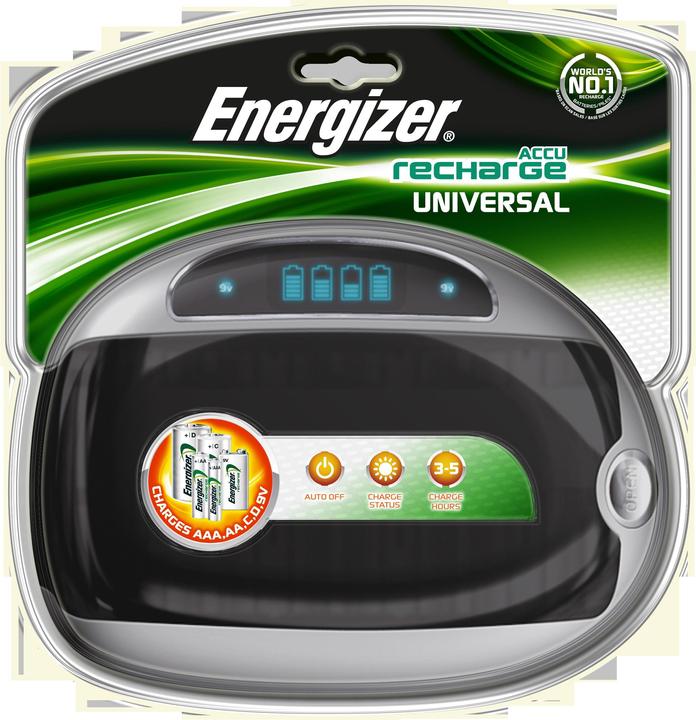 Actual product image Energizer Universal Charger (1 pcs., D, C, AAA, AA, Chargers without battery)