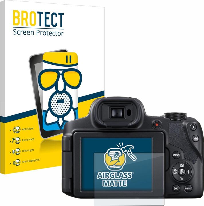 BROTECT Schutzglas Schutzfolie Glas Folie Displayschutz matt (Displayschutz, PowerShot SX70 HS)