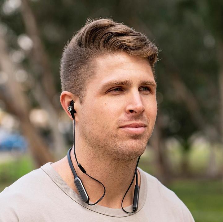 Actual product image JLab Audio Epic ANC Earbuds w Neckband IEUEBEPIC, Black (ANC, 10 h, Wireless)