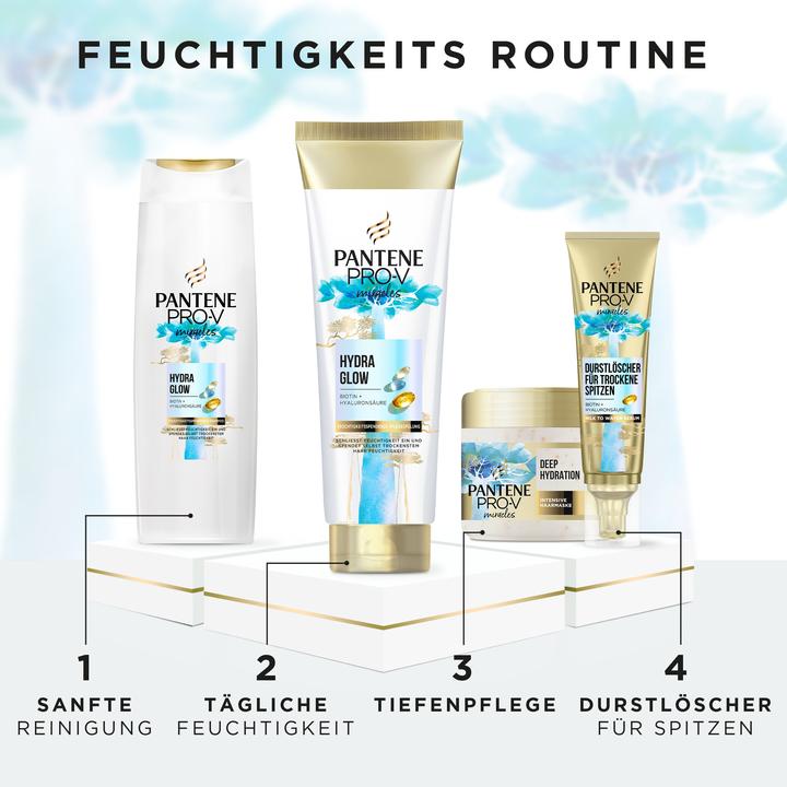 Produktbild Pantene Shampoo Miracles Hydra Glow 250 ml (250 ml, Flüssiges Shampoo)