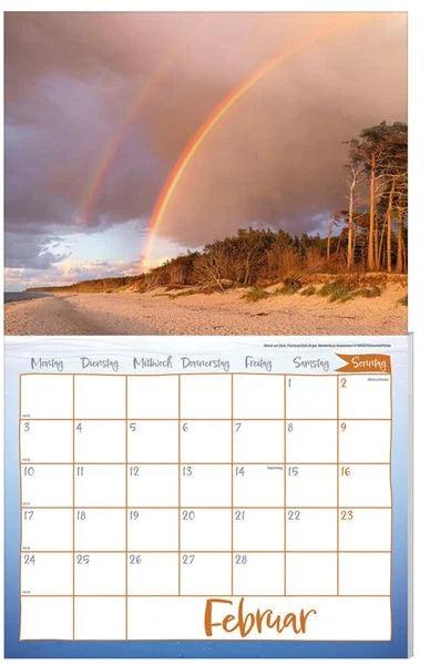 Actual product image Sun, wind and waves calendar pack 2025, 9 pieces (German)