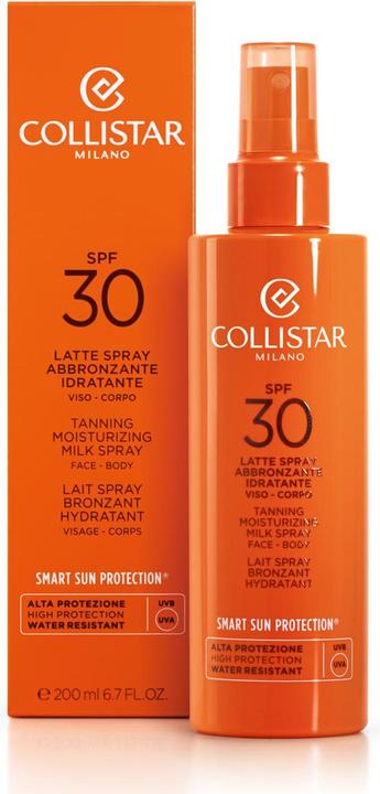 Immagine prodotto Collistar CS Sun - Latte spray idratante abbronzante SPF30 (Spray solare, SPF 30, 200 ml, 150 g)