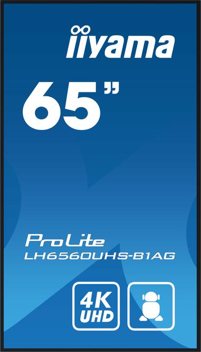 Actual product image iiyama ProLite LH6560UHS-B1AG (3840 x 2160 Pixels, 65")