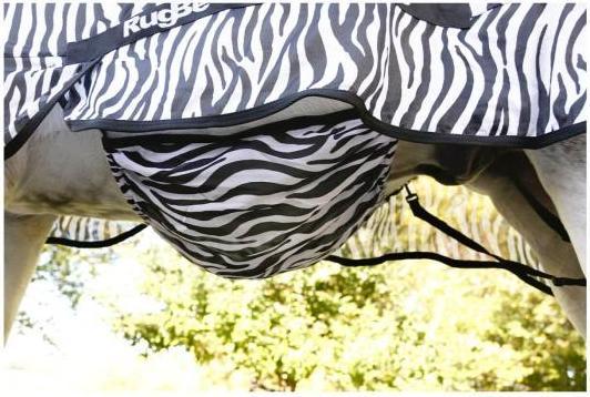 Produktbild Kerbl Fliegendecke Zebra inkl Halsteil (165 cm)