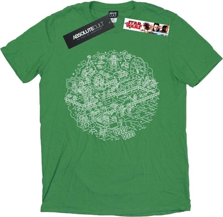 Star Wars Christmas Death Star TShirt (M)