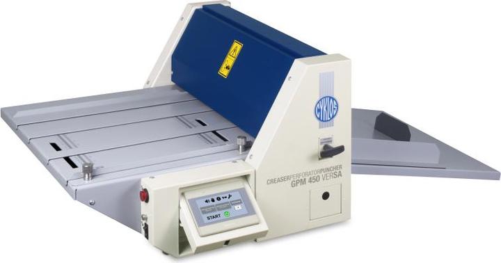 Cyklos GPM 450 verSA. Cordonatrice, perforatrice e punzonatrice elettrica