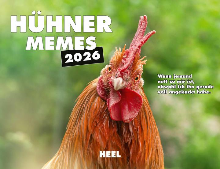 Image du produit Kalender Hühner Memes 2026 Eintragkalender (Couverture rigide, Allemand)