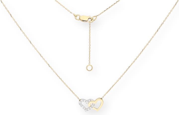 Produktbild Carat Hearts (Zirkonia, Gold, 42 cm)