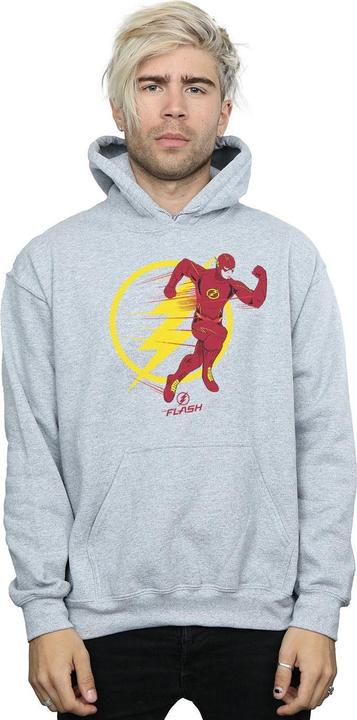 Immagine prodotto The Flash Running Emblem Felpa con Cappuccio Uomo (5XL)