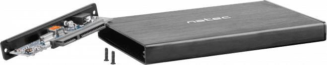 Productafbeelding Natec NKZ-0941 Opslagschijfbehuizing HDD / SSD-behuizing 2,5 inch (2.5")