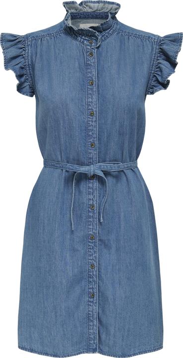 Only Onlshania S/L Frill Dnm Dress Akm