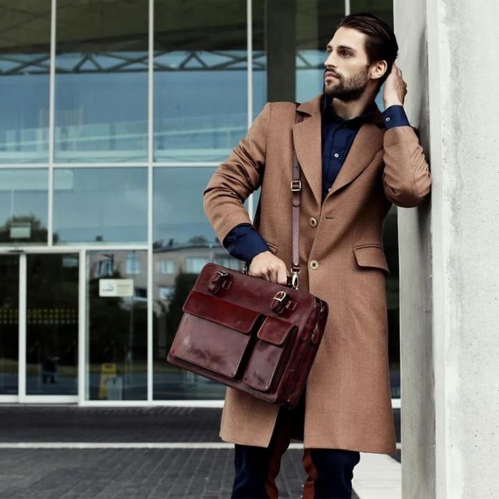 Immagine prodotto Only-Bags.Store Borsa a tracolla in pelle, Cartella per uomo