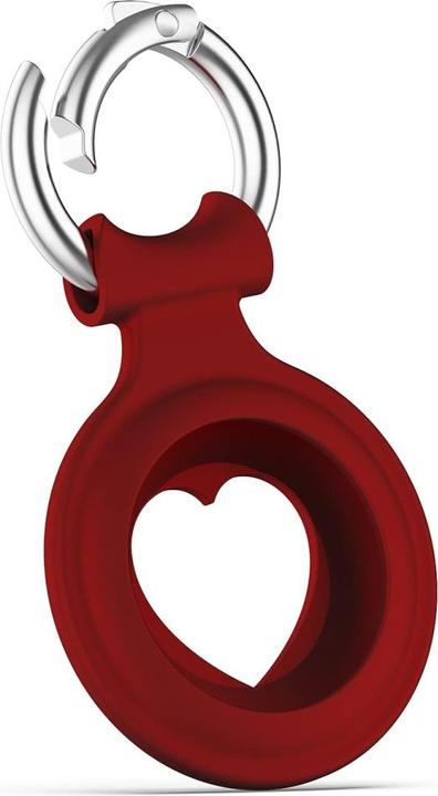 Image du produit Screenguard Apple Airtag Liquid Silikon Heart Case mit Anhänger