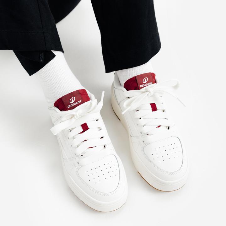 Image du produit Decathlon Baskets femme, CJ80 platform, Blanc et Bordeaux (42)