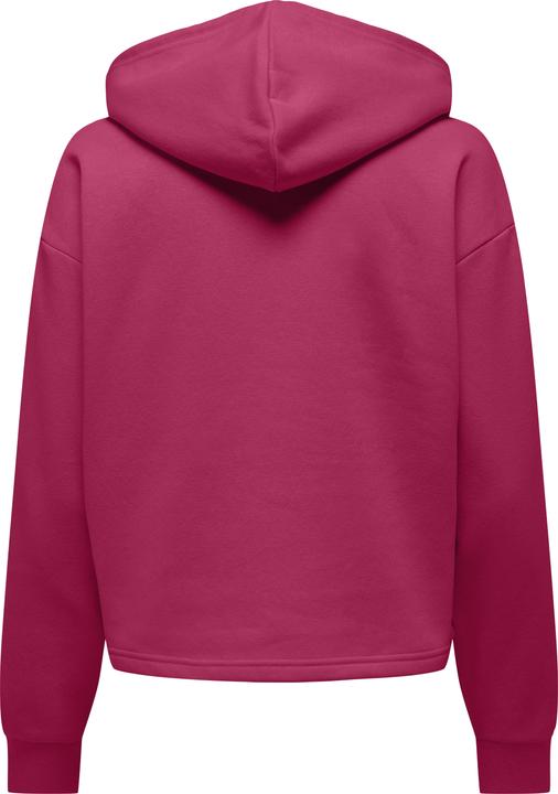 Produktbild Only Play Normal geschnitten Kapuze Gerippte Ärmelbündchen Tief angesetzte Schulter Sweatshirt Kapuzenpullover (L)