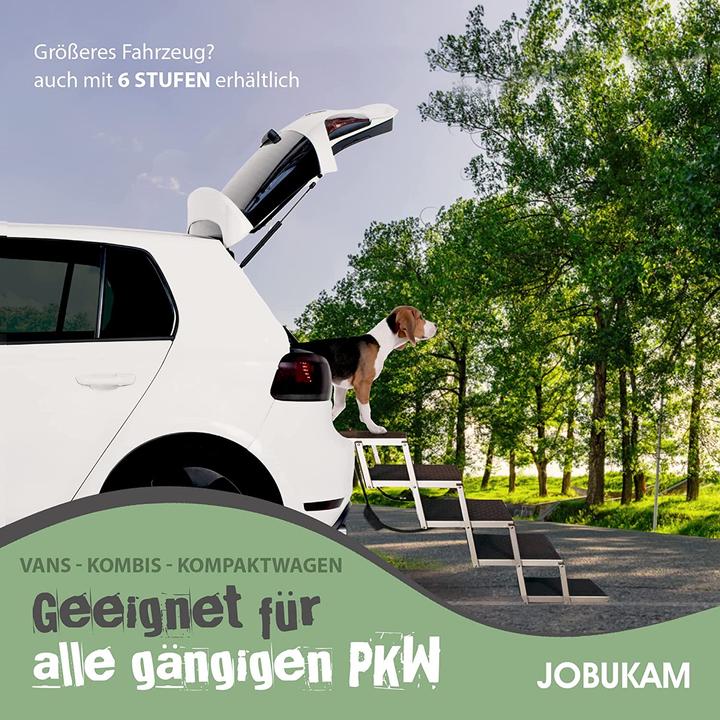 Produktbild Jobukam Hundetreppe Auto, 65cm (Hund, Katze, Faltbar)