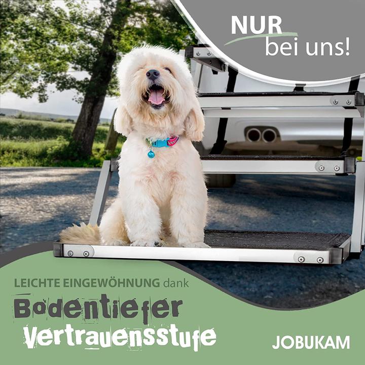Produktbild Jobukam Hundetreppe Auto, 65cm (Hund, Katze, Faltbar)