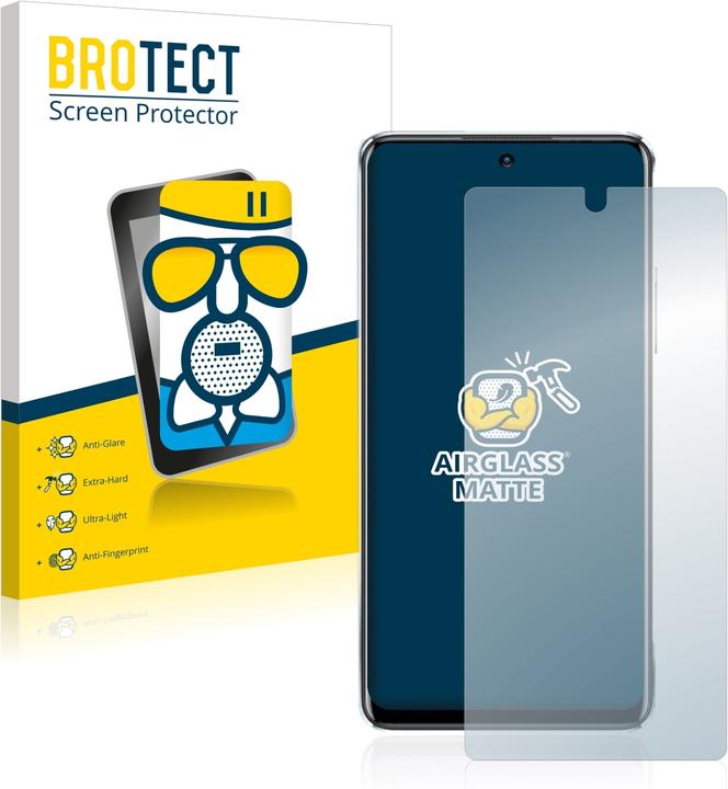 Actual product image BROTECT AirGlass Glass Matte (1 Piece, Infinix Note 11 Pro)