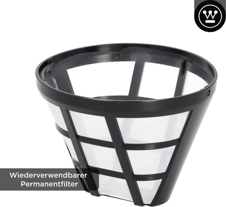 Actual product image Westinghouse Coffee Maker Retro 10 cups 1,25l glass jug