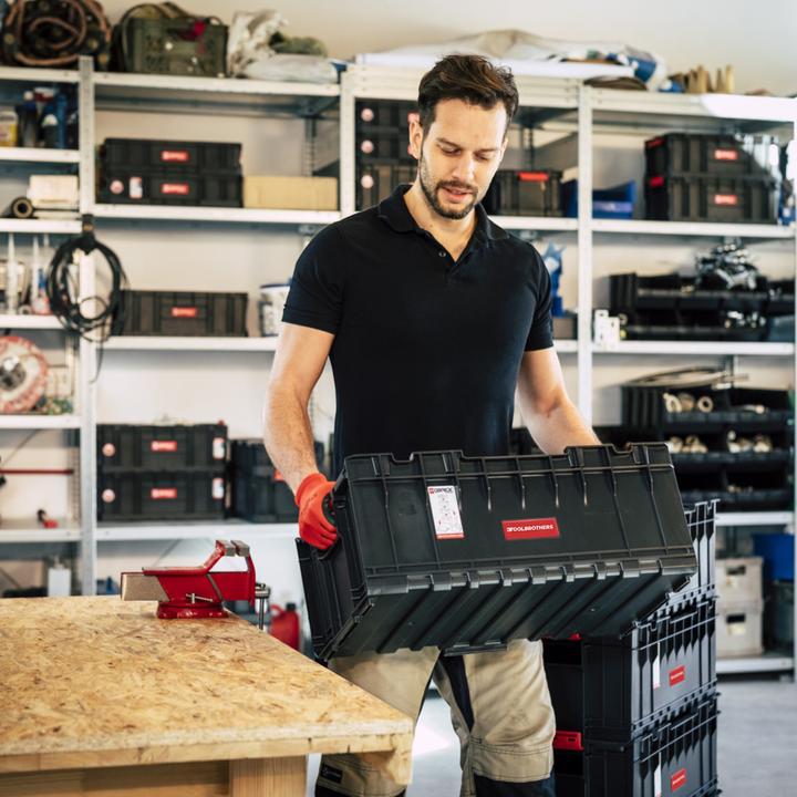 Actual product image Tool Brothers Toolbrothers RHINO XXL Tool Box ECO Basic 576 x 359 x 237 mm 35 l stackable (1 pieces)