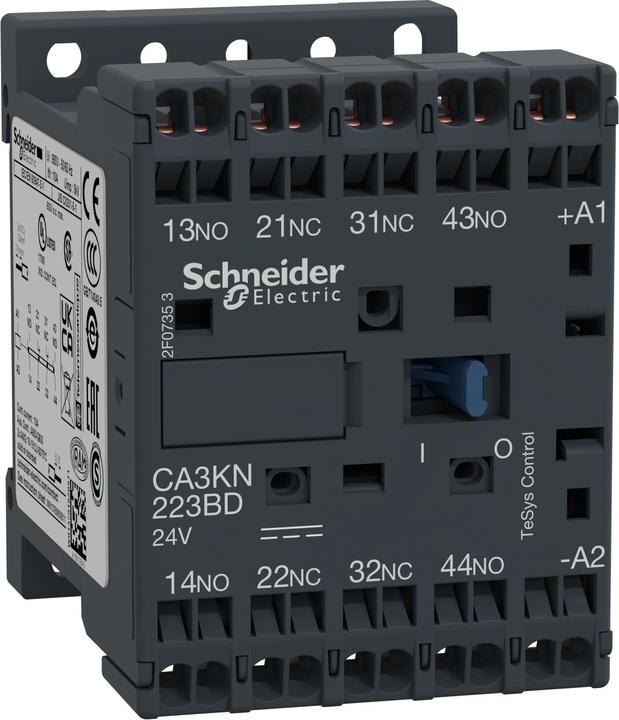 Schneider Electric Hilfsschütz, 2S+2Ö, 24V DC CA3KN223BD