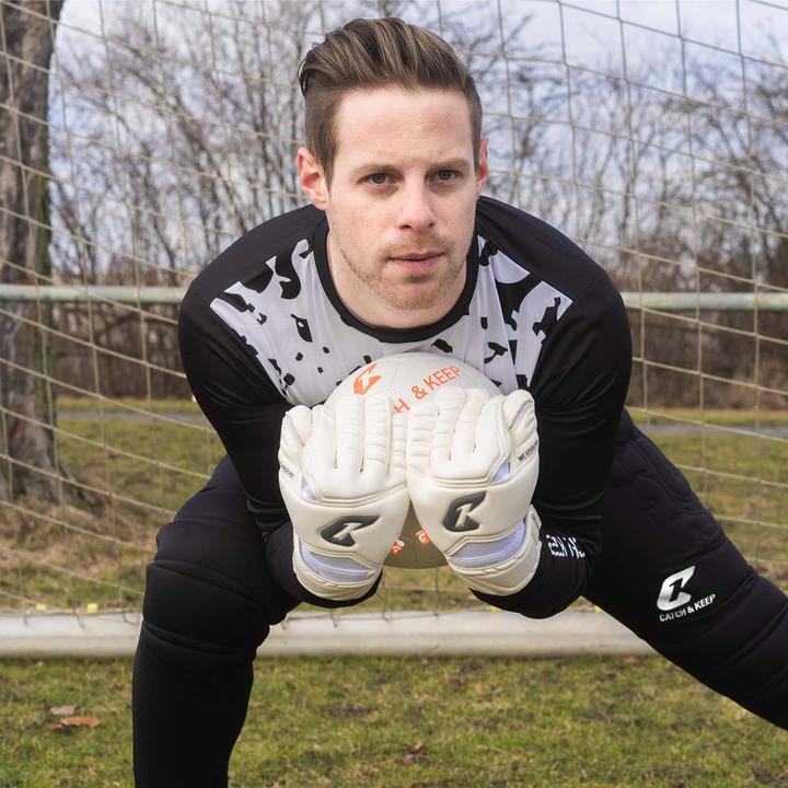 Produktbild Catch & Keep Kinder Erwachsene Torwarthose Trainingshose Keeperhose Goalie Hose Fussballhose Tormannhose (S)