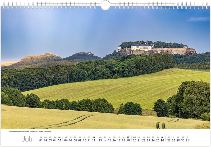 Produktbild Kalender Schsische Schweiz 2026 (45 x 30 cm, Deutsch)