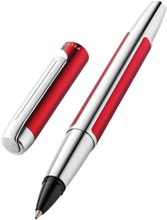 Pelikan Roller PURA R40 Bordeaux Geschenkbox (Silber, Bordeaux, 1 x)
